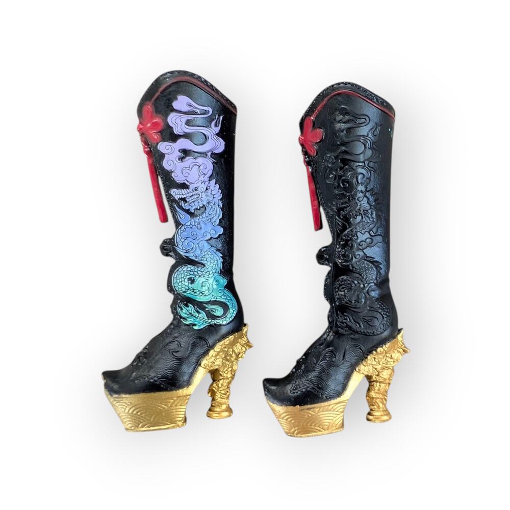 Pre-owned 2024 Monster High G3 Jinafire Long Fashion Doll Dragon Boots